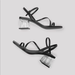 miista manaia black nappa sandals